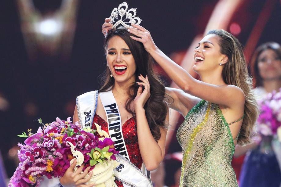 Catriona Gray, miss Filipinas, é eleita Miss Universo 2018 durante cerimônia realizada em Bangkok, na Tailândia - 17/12/2018