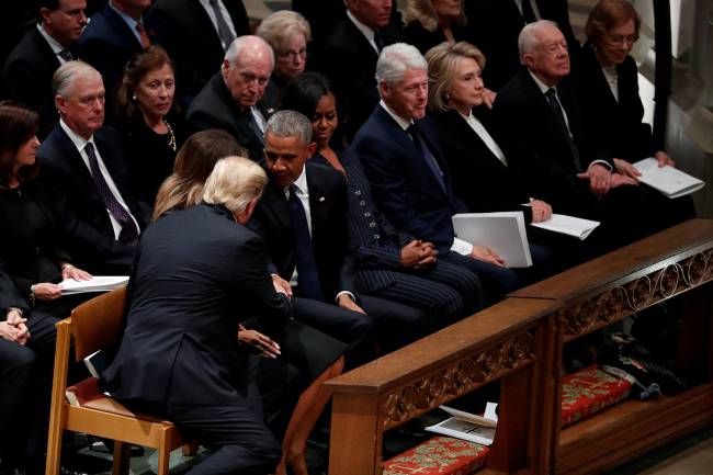 Donald Trump e Barack Obama Donald Trump e Barack Obama