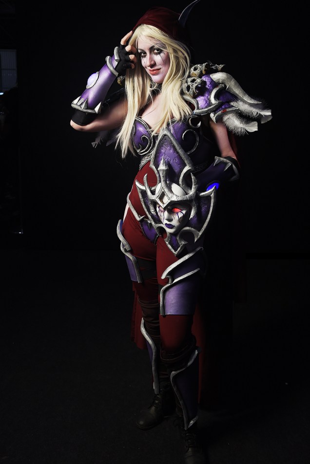 Cosplay da personagem "Sylvanas Windrunner", da série de jogos "World Of Warcraft",  durante o segundo dia da Comic Con Experience 2018, realizada na São Paulo Expo - 07/12/2018