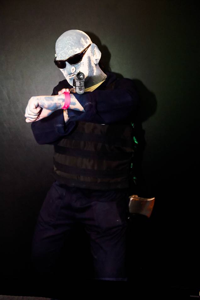 Cosplay do personagem "Nick Jakoby", da série "Bright", durante o terceiro dia da Comic Con Experience, realizada na São Paulo Expo - 08/12/2018 Cosplay do personagem "Nick Jakoby", da série "Bright", durante o terceiro dia da Comic Con Experience, realizada na São Paulo Expo - 08/12/2018
