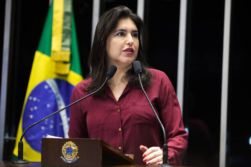 Para líder do PSD, Simone Tebet é forte candidata à presidência do Senado