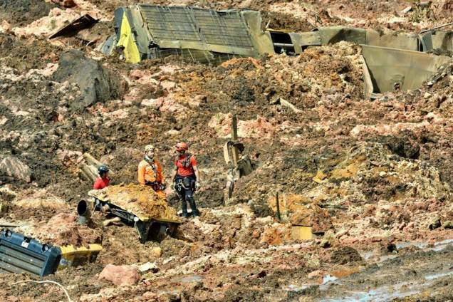Barragem da mineradora Vale rompe em Brumadinho, cidade da Grande Belo Horizonte, Minas Gerais - 25/01/2019