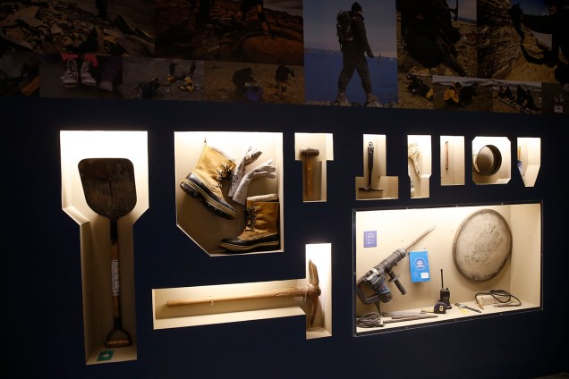 Equipamentos de pesquisas da Antártica na exposição 'Quando Nem Tudo era Gelo', organizada pelo Museu Nacional e exposta no Centro Cultural Casa da Moeda, no Rio - 16/01/2019