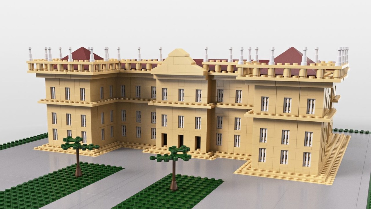 Projeto do Museu Nacional em LEGO criado por Caio Gandolfi e Diego Ferrite