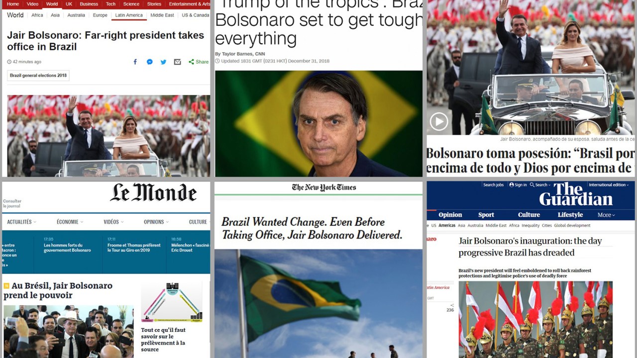Repercussão Internacional - Posse de Jair Bolsonaro