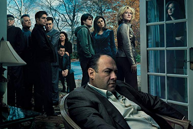 Cartaz da sexta temporada da série ‘Família Soprano’ na HBO