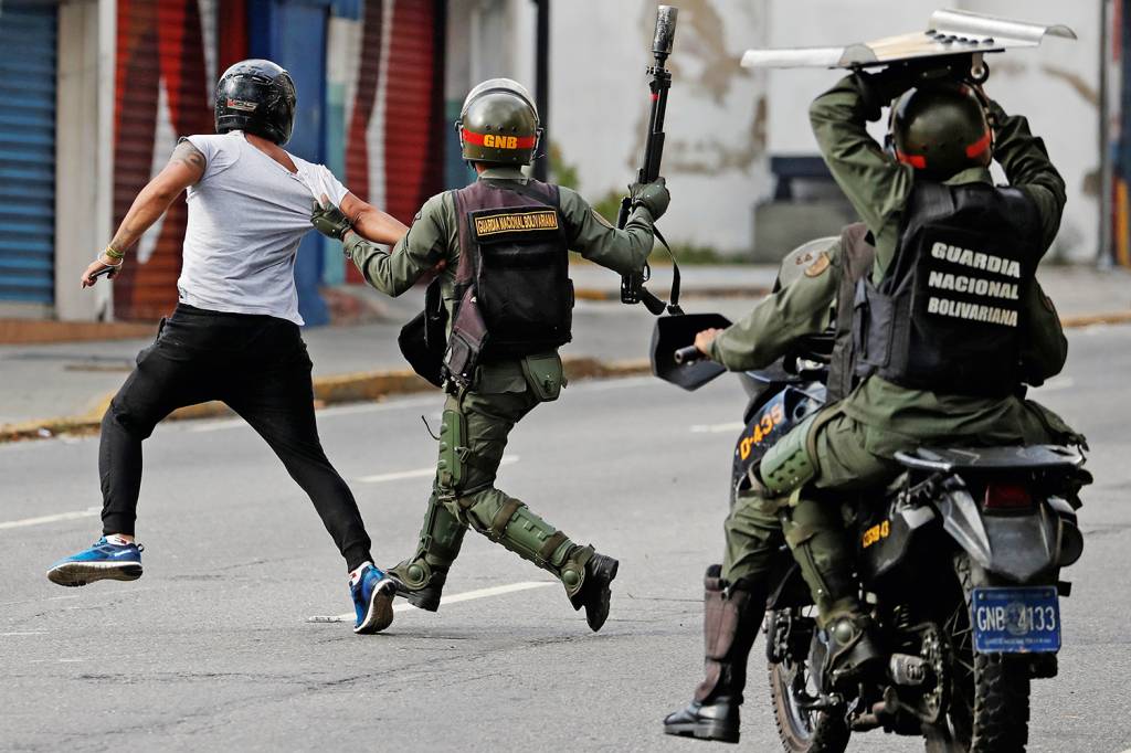 Protesto na Venezuela Protesto na Venezuela