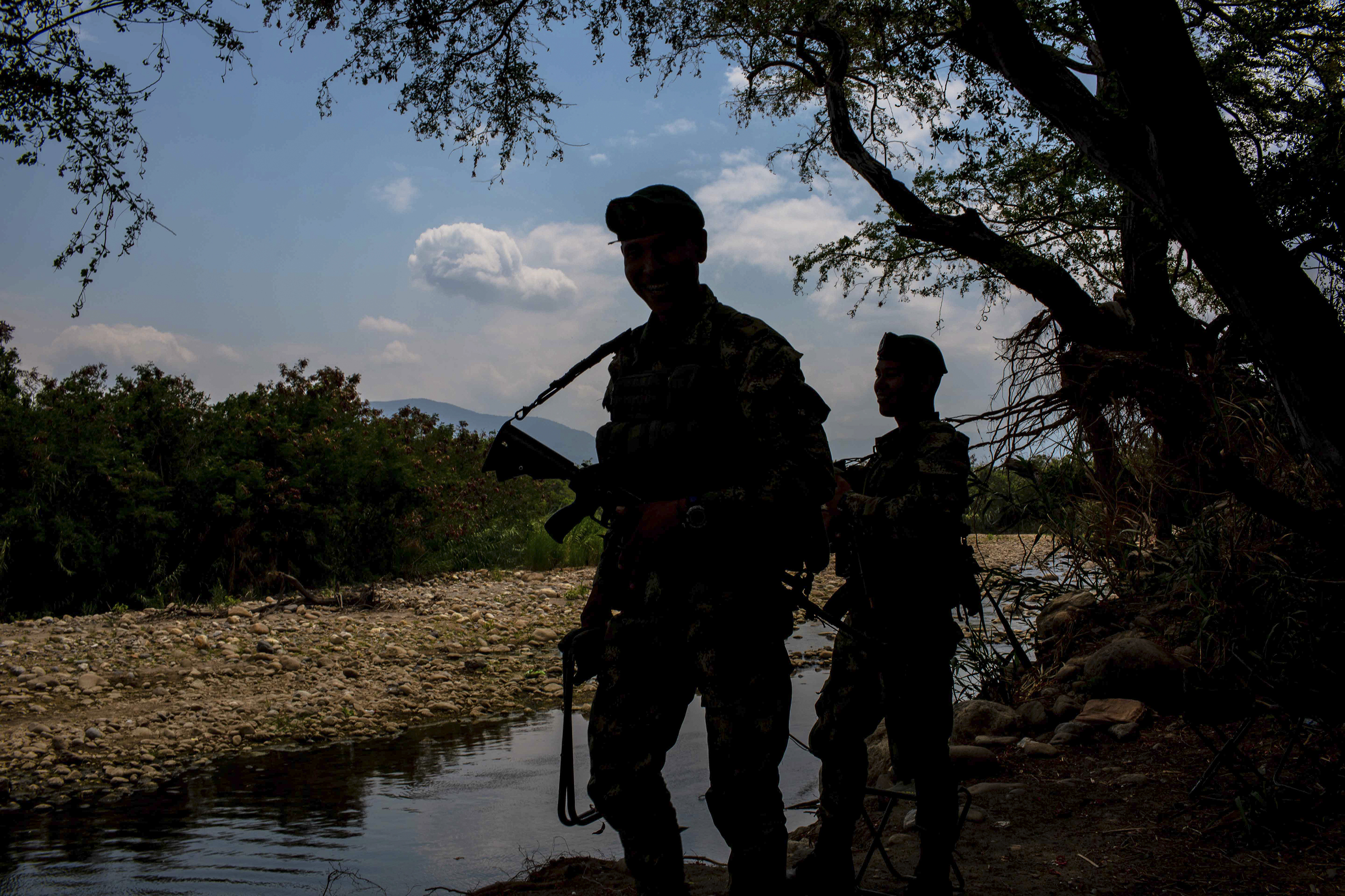 Militares venezuelanos desertores