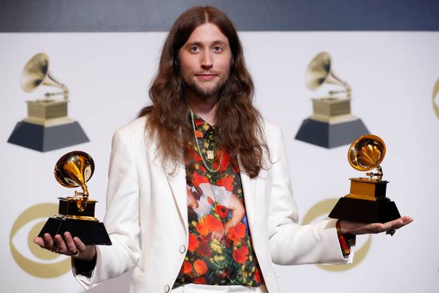O compositor Ludwig Goransson vence nas categorias de 'Canção do ano' e 'Melhor trilha sonora', durante cerimônia de premiação do Grammy - 10/02/2019