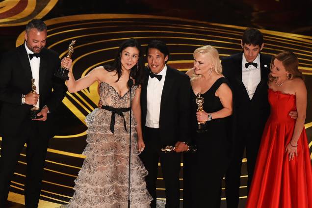 Elenco de ´Free Solo´ recebe Oscar de melhor documentário, durante cerimônia de premiação realizada em Los Angeles - 24/02/2019 Elenco de ´Free Solo´ recebe Oscar de melhor documentário, durante cerimônia de premiação realizada em Los Angeles - 24/02/2019