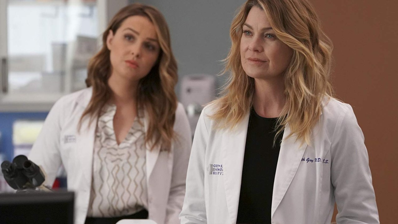 Ellen Pompeo interpreta a Dra. Meredith Grey na série 'Grey's Anatomy'