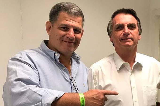 Gustavo Bebianno e o presidente Jair Bolsonaro