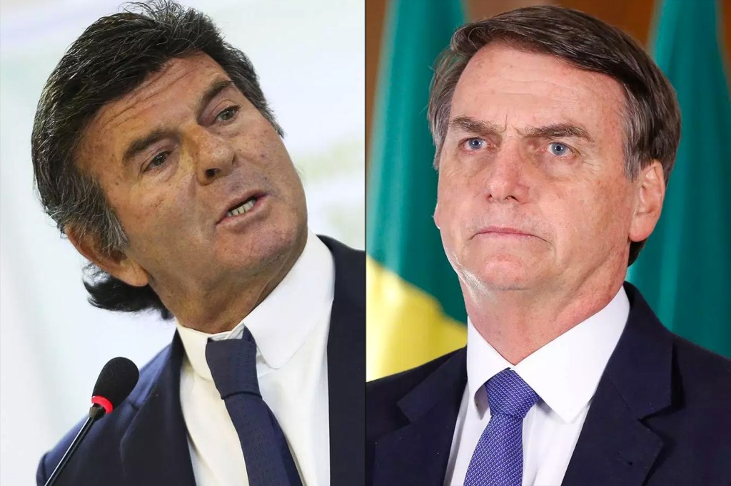 Luiz Fux e Jair Bolsonaro