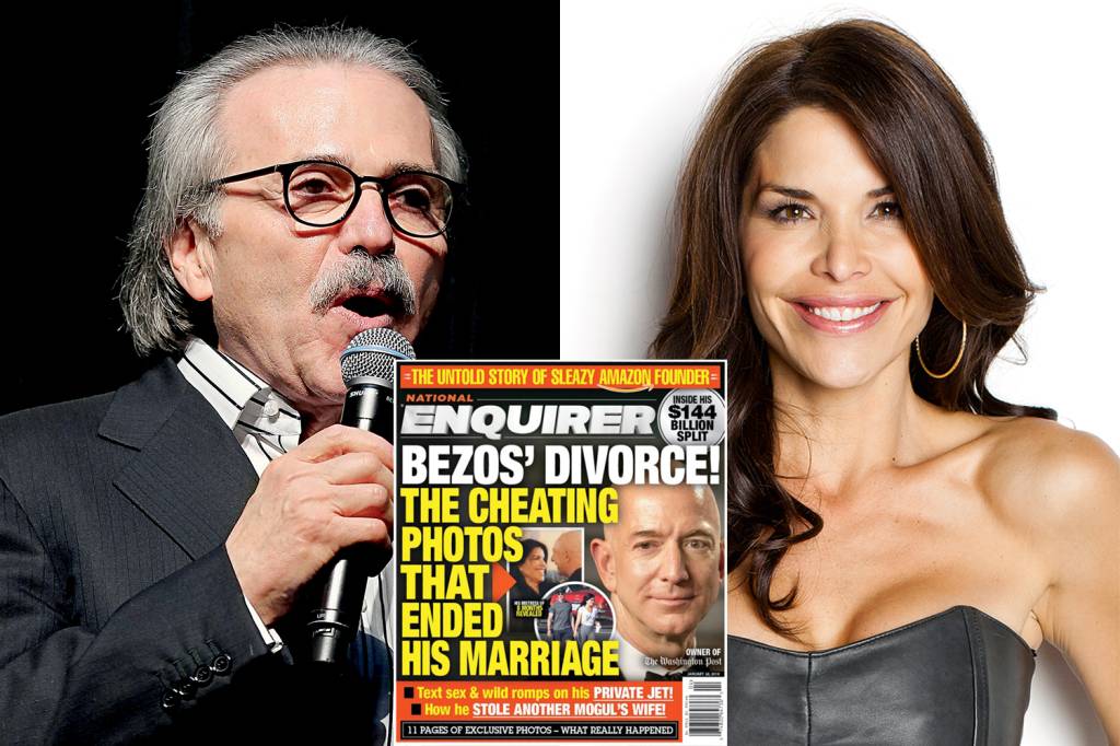 David Pecker e Lauren Sanchez David Pecker e Lauren Sanchez