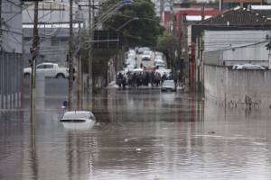 Chuva e alagamento em São Caetano do Sul