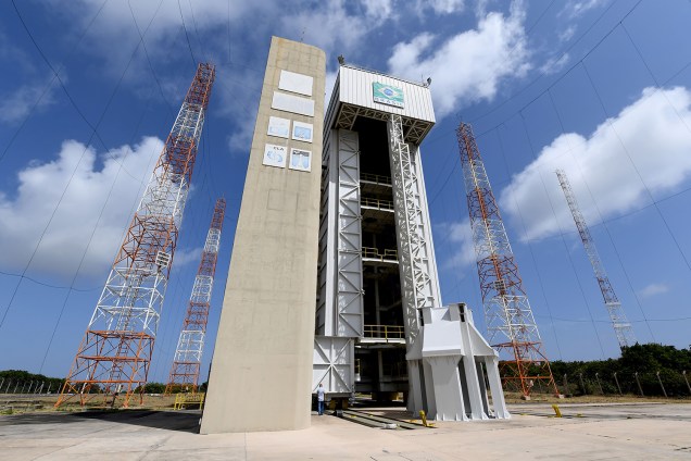 Base de lançamento de foguetes localizado no CLA - Centro de Lançamento de Alcântara (MA) - 14/09/2018