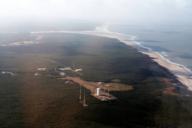 Vista aérea das instalações do Centro de Lançamento de Alcântara (CLA), no Maranhão - 14/09/2018 Vista aérea das instalações do Centro de Lançamento de Alcântara (CLA), no Maranhão - 14/09/2018