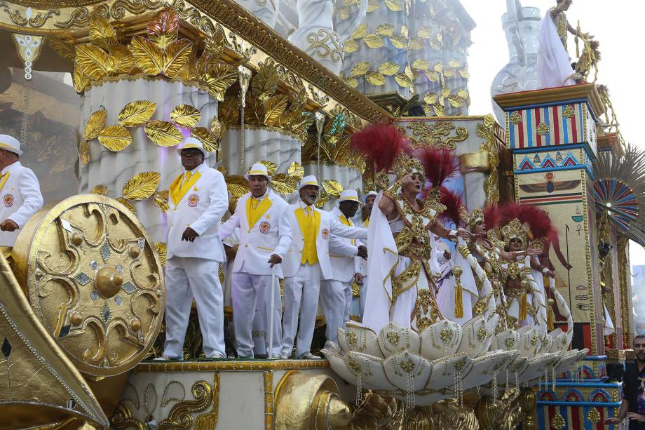 A escola de samba Tom Maior desfila no sambódromo do Anhembi em São Paulo - 02/03/2019