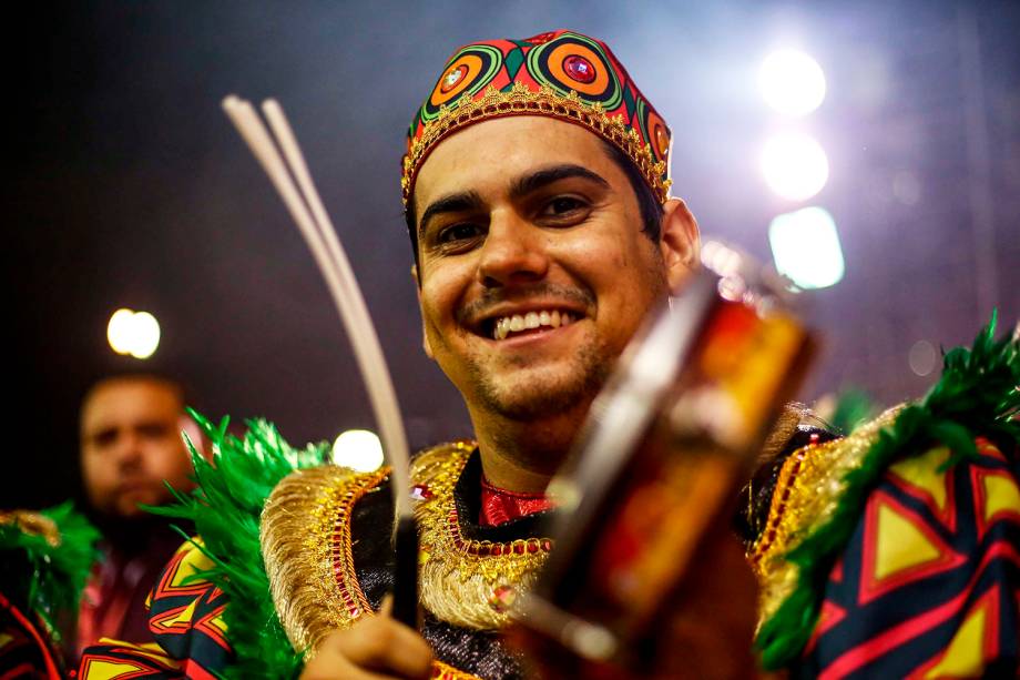 Com o enredo 'Hakuna Matata, isso é viver´, a escola de samba Colorado do Brás é a primeira a desfilar no Sambódromo do Anhembi, em São Paulo (SP) - 01/03/2019