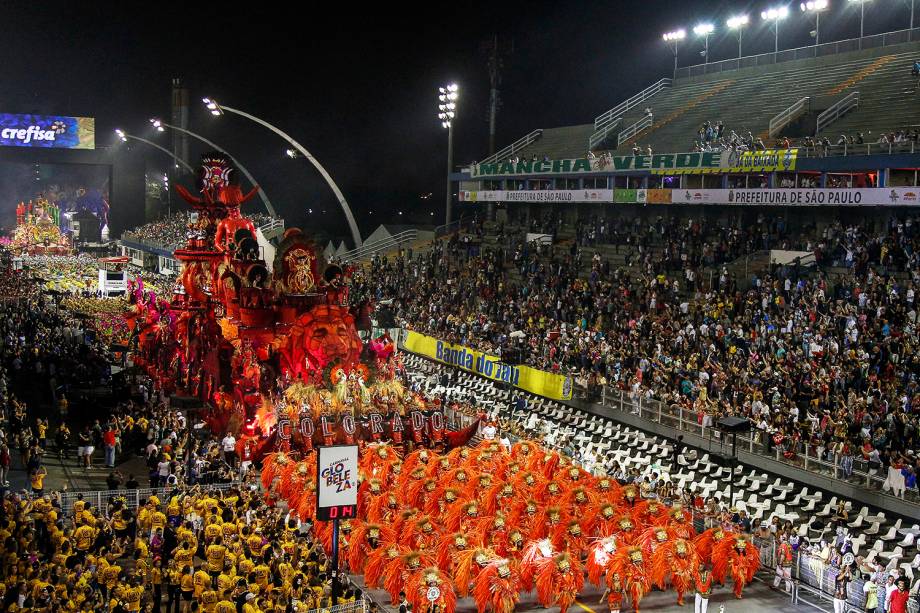 Desfile da escola de samba Colorado do Brás, no Sambódromo do Anhembi, em São Paulo (SP) - 01/03/2019