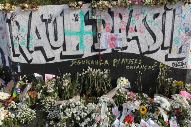 Reabertura da Escola Estadual Raul Brasil após o massacre