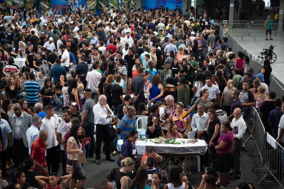 Velório das vítimas do massacre na escola Estadual Raul Brasil em Suzano (SP) - 14/03/2019