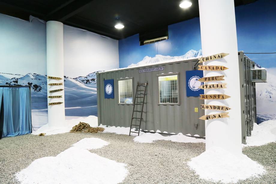 Estação Antártica localizada no Green Nation, evento de sustentabilidade que acontece em São Paulo Estação Antártica localizada no Green Nation, evento de sustentabilidade que acontece em São Paulo