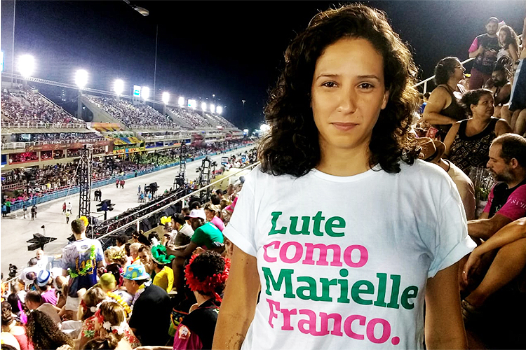 Monica Benicio, viúva da de Marielle Franco: revolta com a notícia da participação de políticos e um ex-chefe de polícia no assassinato da ex-vereadora e seu motorista
