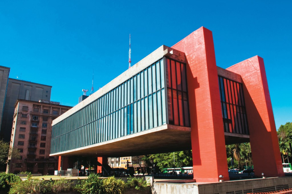 Fachada do prédio do Masp, projeto da arquiteta Lina Bo Bardi, inaugurado em 1968, na Avenida Paulista