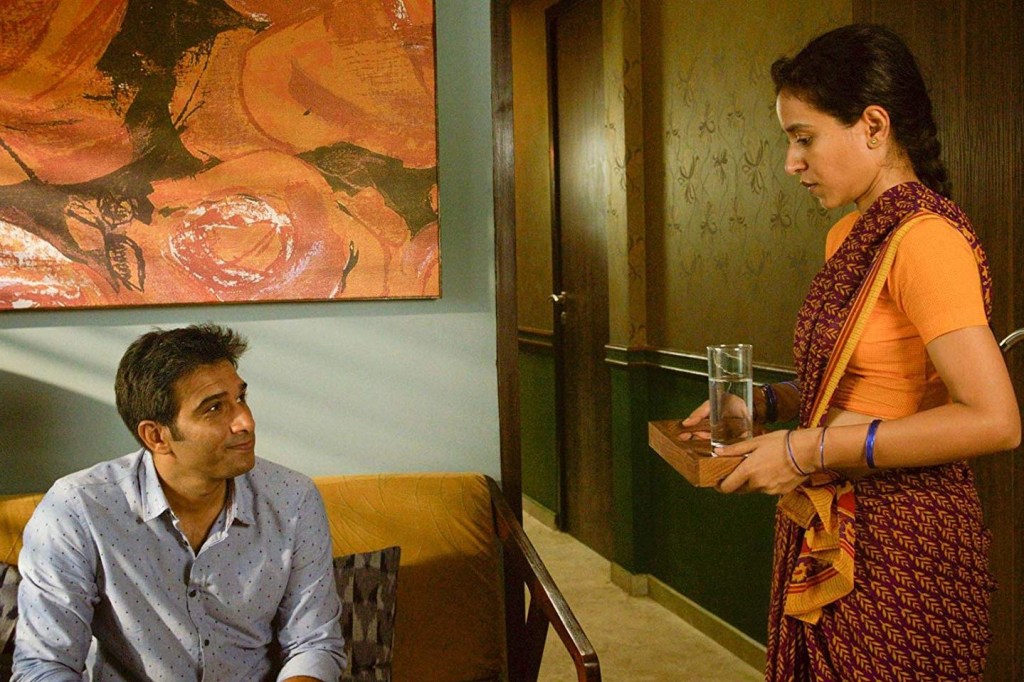 Ashwin (Vivek Gomber) e Ratna (Tillotama Shome) em 'A Costureira de Sonhos'