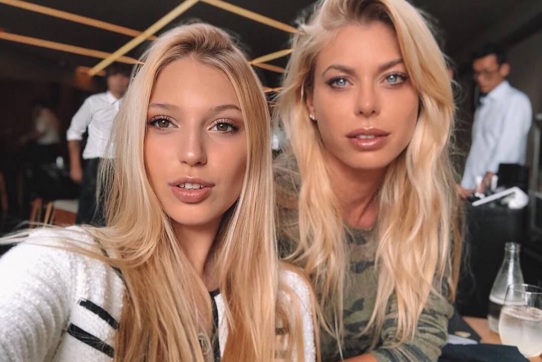 Caroline Bittencourt e sua filha, Isabelle
