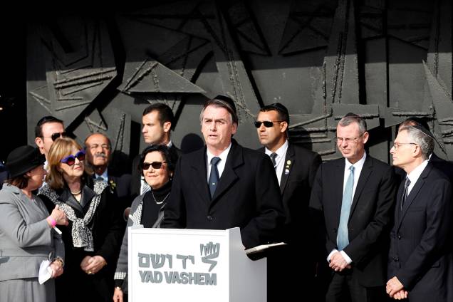 Bolsonaro visita o Museu do Holocausto, em Jerusalem - 02/04/2019