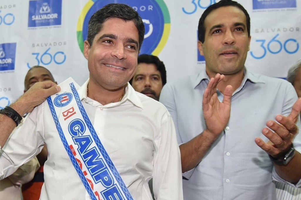 ACM Neto e Bruno Reis, prefeito e vice-prefeito de Salvador (BA)