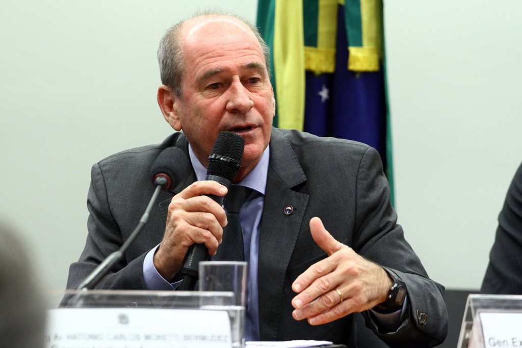 O prefeito de São Paulo Ricardo Nunes durante a gravação do programa Amarelas On Air, de Veja