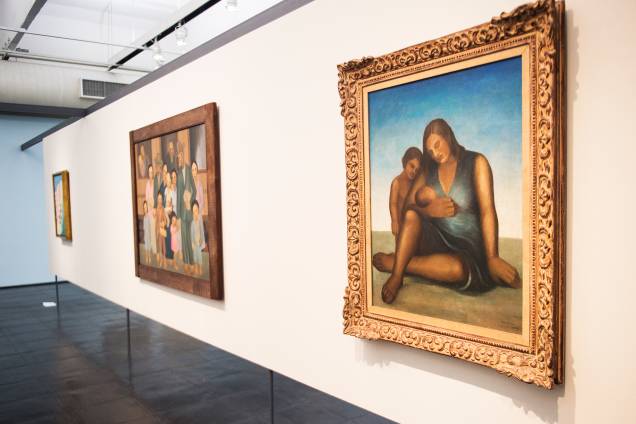 A exposição 'Tarsila Popular', traz obras da artista Tarsila do Amaral no Masp (Museu de Arte de São Paulo). Em destaque, a obra 'Maternidade I' (1938) - 03/04/2019