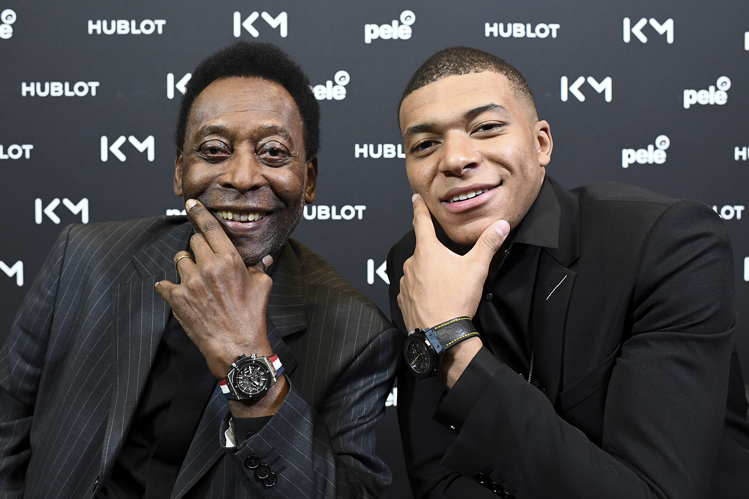 'Só existe um rei', diz Mbappé em encontro com Pelé | VEJA