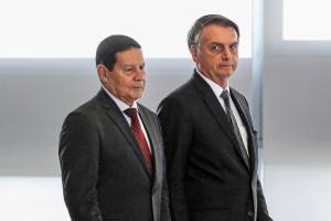 Jair Bolsonaro e Hamilton Mourão