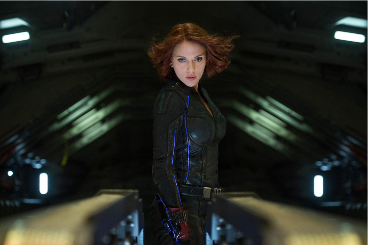 Scarlett Johansson como Viúva Negra em 'Vingadores: Era de Ultron' (2015)