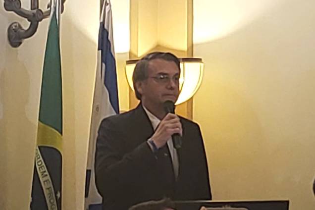 Jair Bolsonaro participa de encontro com residentes em Jerusalém, Israel - 02/04/2019
