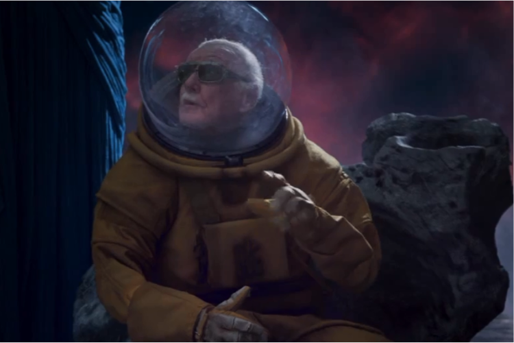 Stan Lee durante participação no filme 'Guardiões da Galáxia Vol. 2' (2017)
