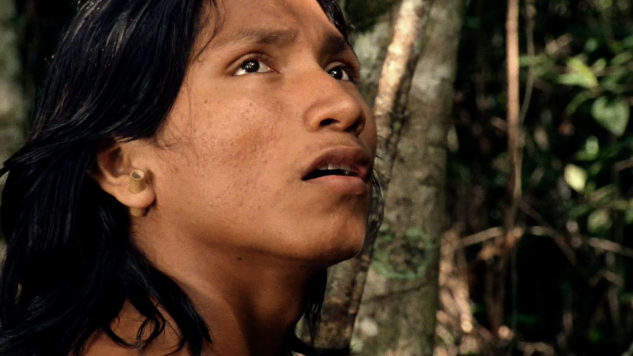 Ihjãc, jovem indígena da aldeia Krahô