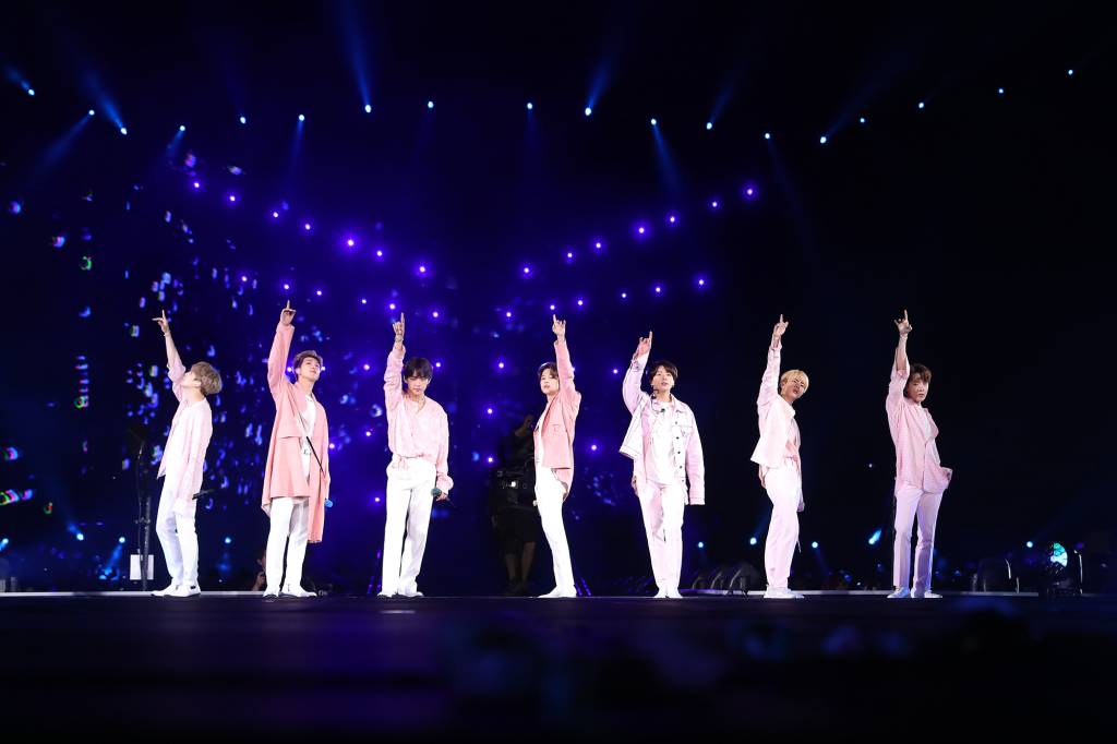 Show do grupo de k-pop BTS em São Paulo kpop