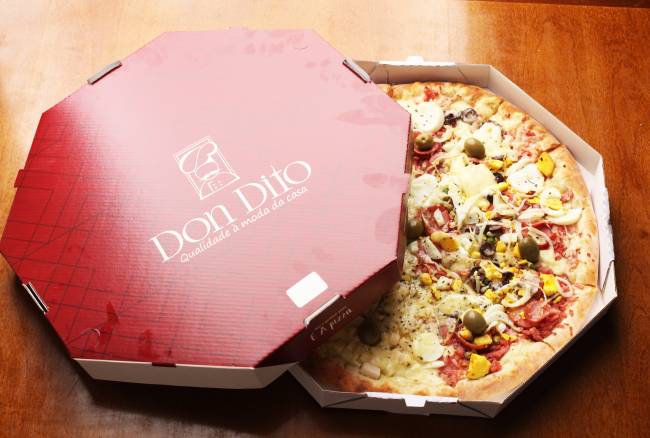 Don Dito Melhor pizza da categoria delivery, de Cuiabá.