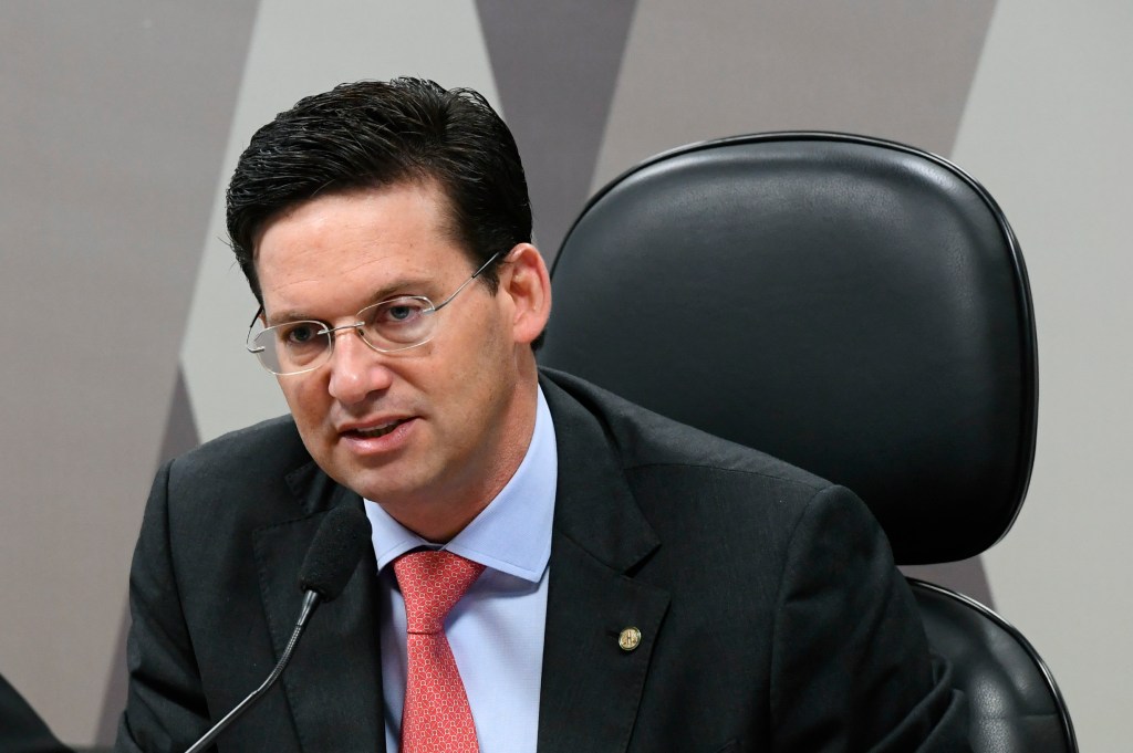 O governador de São Paulo, Tarcísio de Freitas, e o prefeito de São Paulo, Ricardo Nunes, concedem entrevista nesta sexta-feira