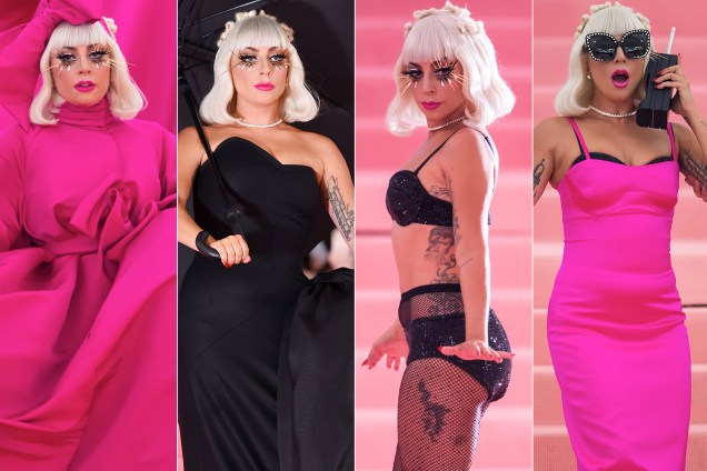 Os looks de Lady Gaga no Met Gala 2019: quatro camadas em uma noite