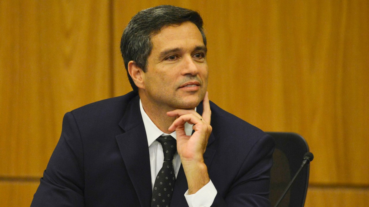 Roberto Campos Neto, presidente do Banco Central (BC), durante cerimônia de transmissão de cargo - 13/03/2019