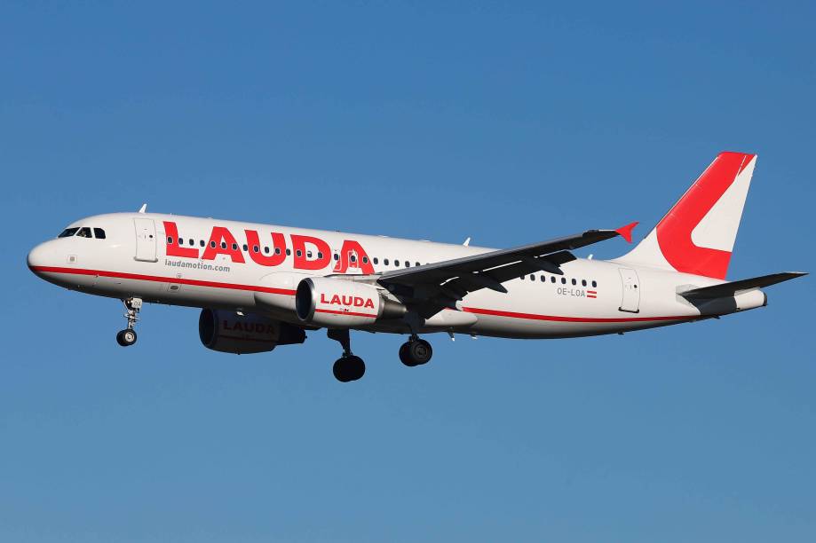 Avião A320-200 da Lauda Motion Airbus