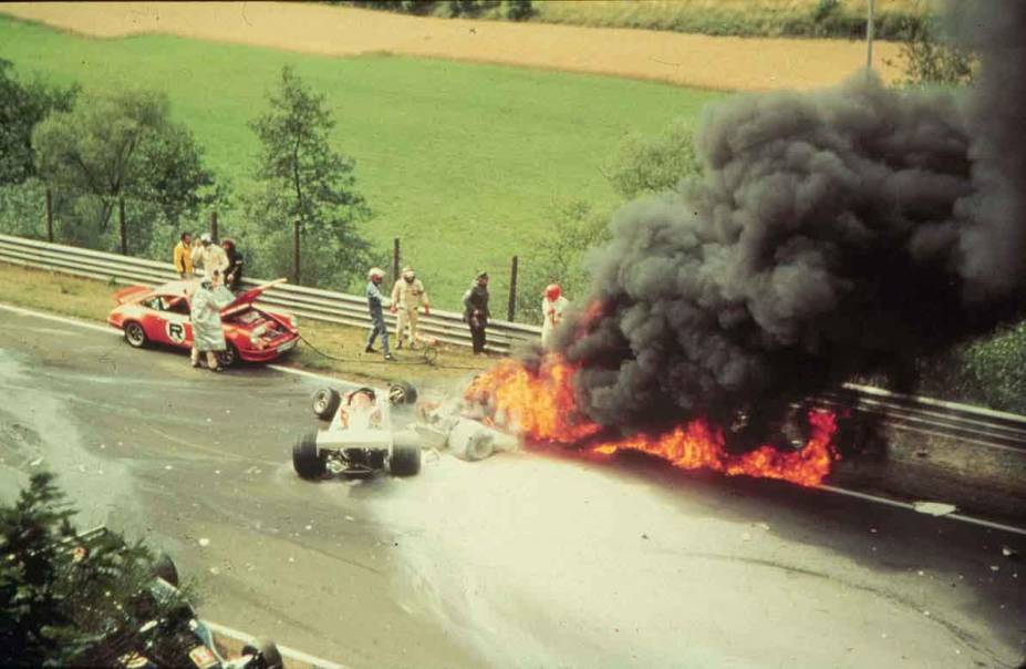 Acidente de Niki Lauda durante o GP da Alemanha de 1976, em Nurburgring