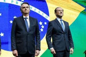 Jair Bolsonaro e Paulo Skaf