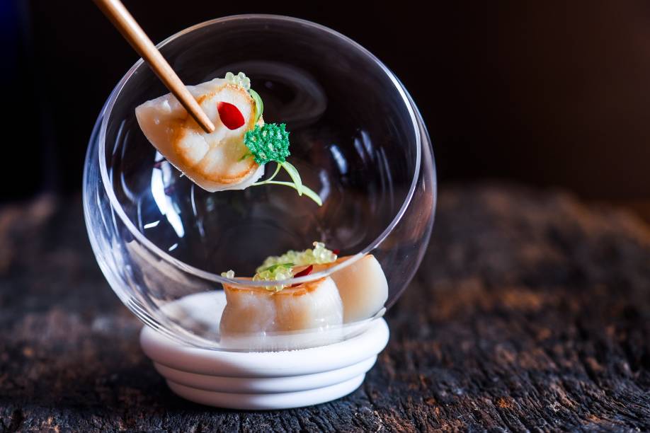 Vieiras do Iki Japanese Cuisine: o premiado pelo juri como melhor restaurante japonês de Campinas
